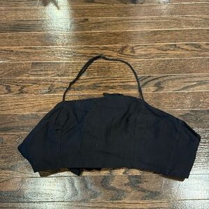 Black cropped going out top